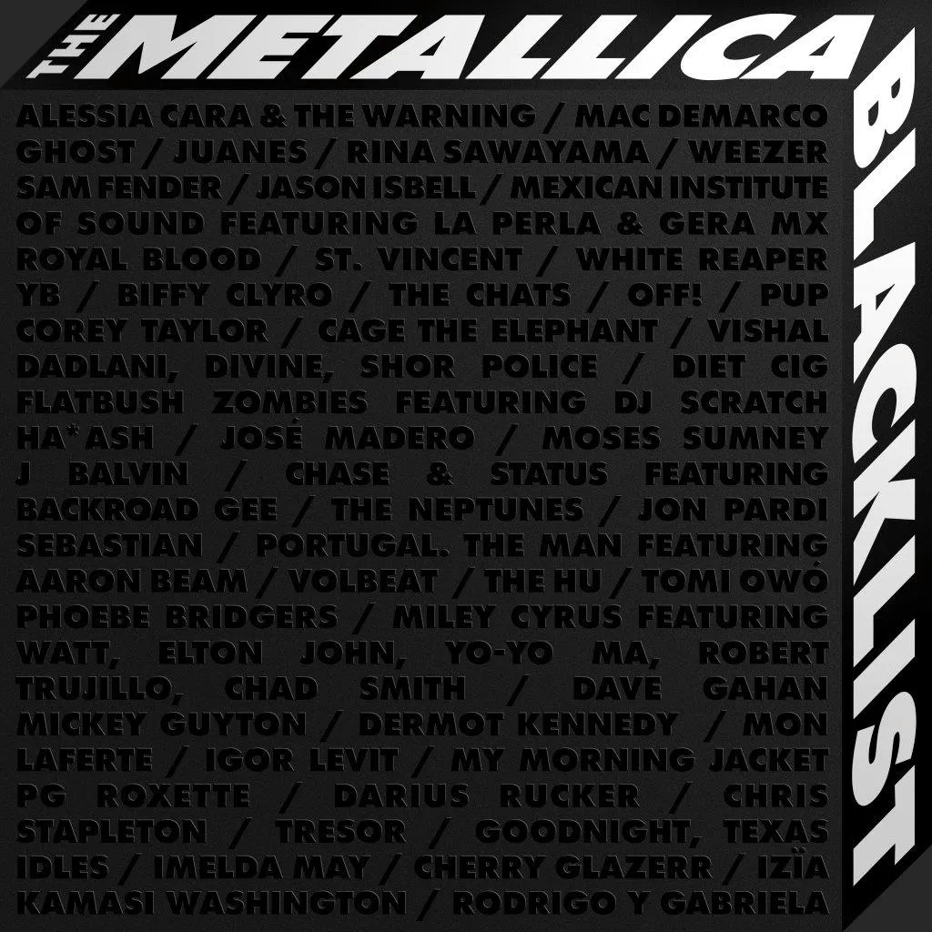 Album artwork for The Metallica Blacklist by Various