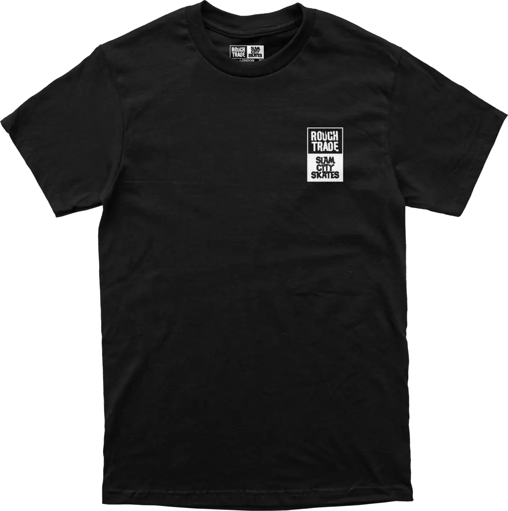 Album artwork for Album artwork for Rough Trade x Slam City Skates Inverted Black - S/S T-Shirt by Rough Trade Shops by Rough Trade x Slam City Skates Inverted Black - S/S T-Shirt - Rough Trade Shops