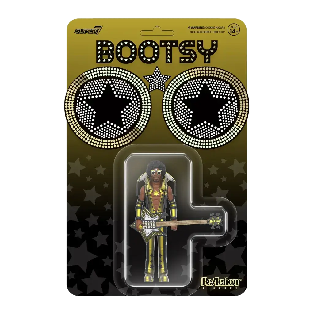 Album artwork for Bootsy Collins (Black And Gold) ReAction figure by Bootsy Collins