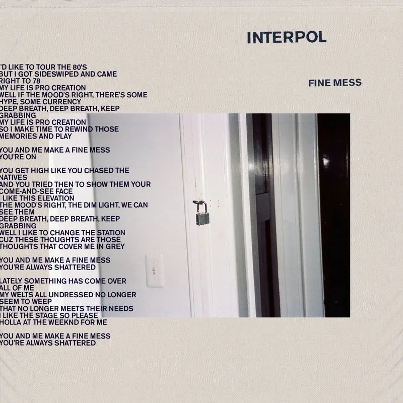 Album artwork for A Fine Mess by Interpol