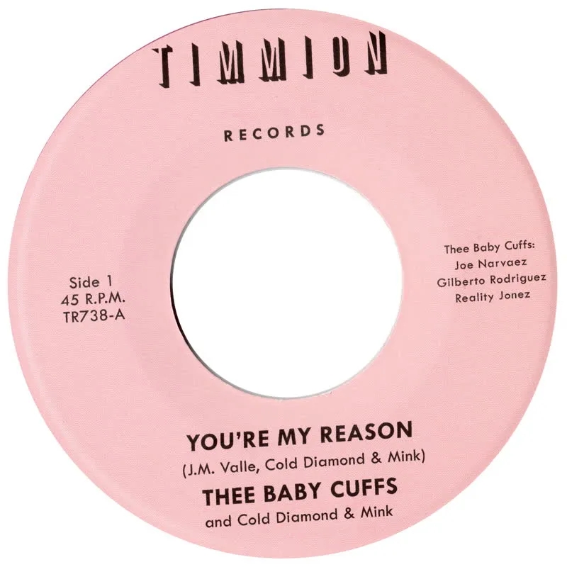 Album artwork for You're My Reason by Thee Baby Cuffs and Cold Diamond and Mink