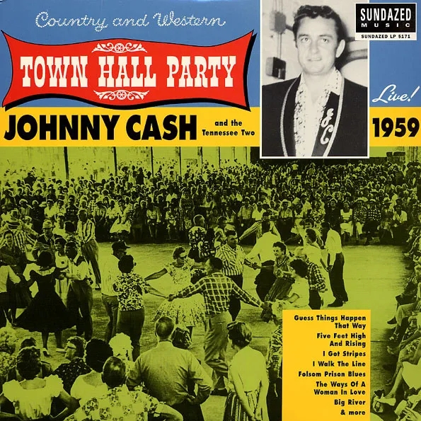 Album artwork for Live At Town Hall Party 1959! by Johnny Cash
