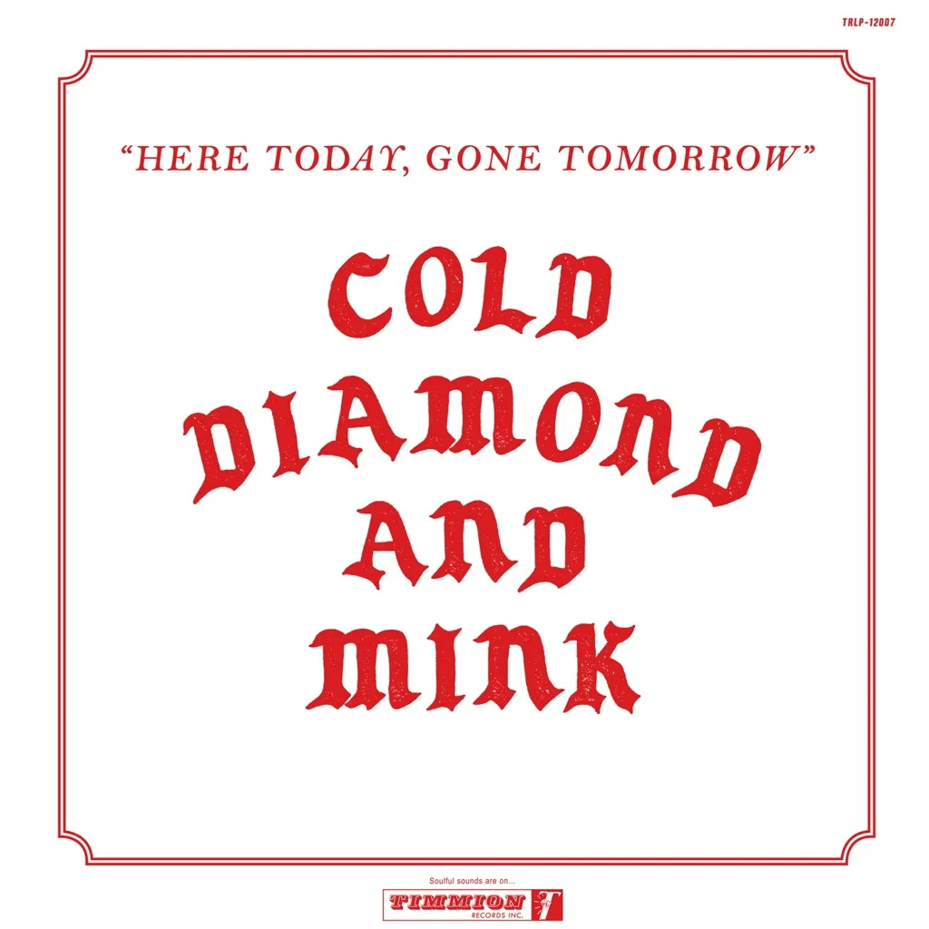Album artwork for Here Today, Gone Tomorrow by Cold Diamond and Mink