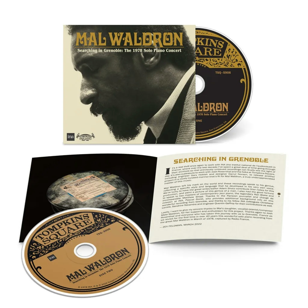 Album artwork for Searching In Grenoble: The 1978 Solo Piano Concert by Mal Waldron