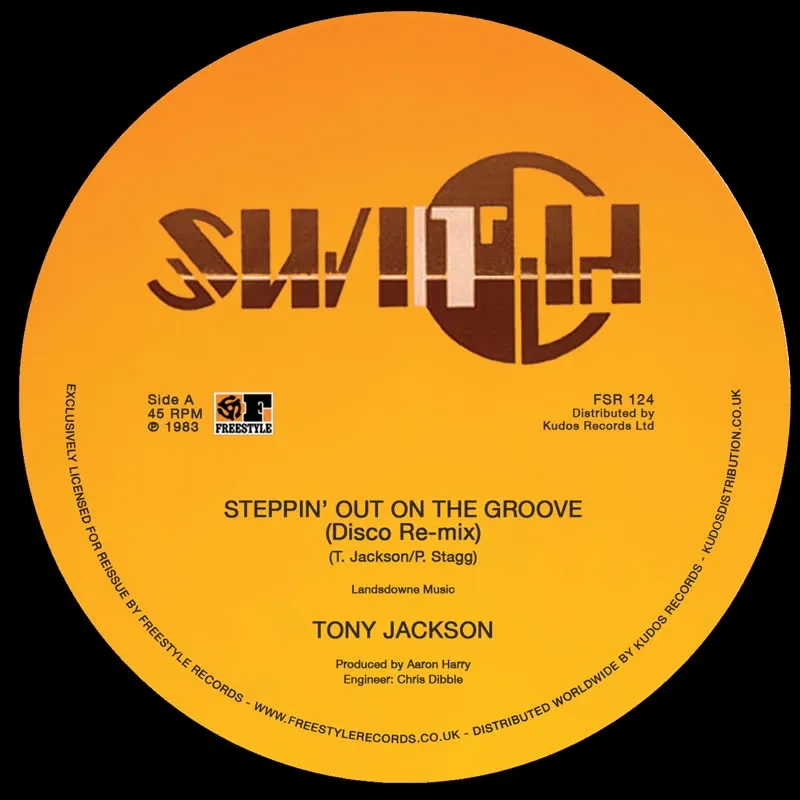 Album artwork for Steppin' Out on the Groove by Tony Jackson