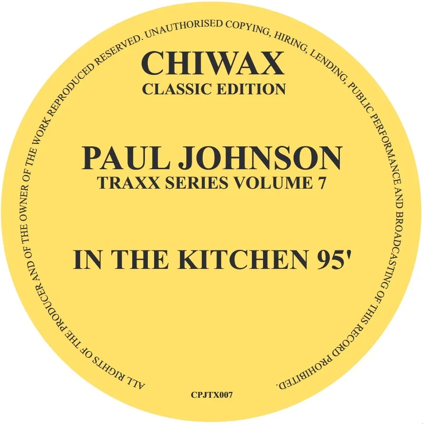 Album artwork for In The Kitchen 95' by Paul Johnson