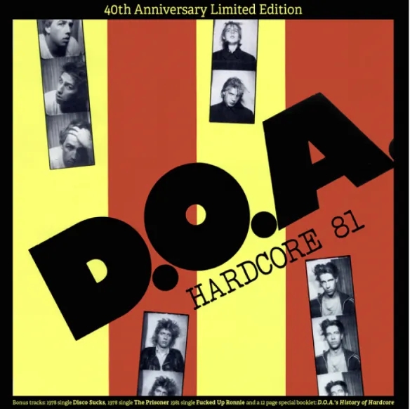 Album artwork for Hardcore '81 by D.O.A.