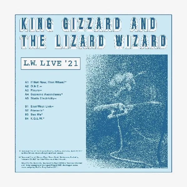 Album artwork for L.W. Live in Australia by King Gizzard and The Lizard Wizard