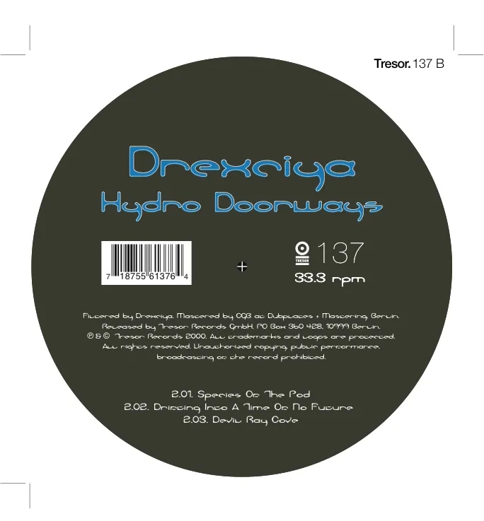 Album artwork for Hydro Doorways by Drexciya