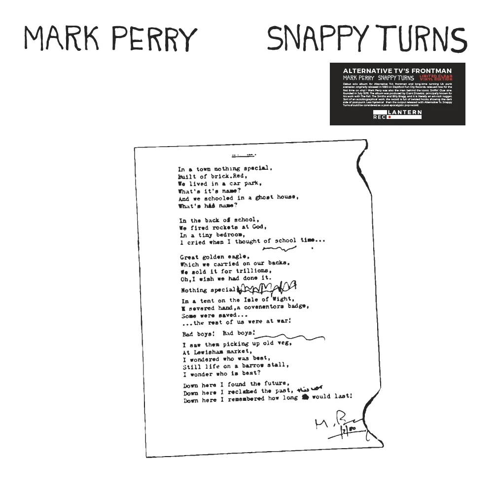 Album artwork for Snappy Turns by Mark Perry