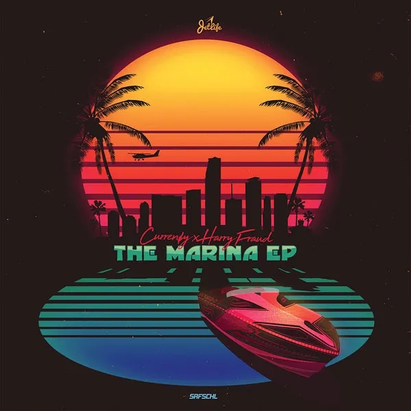 Album artwork for The Marina by Curren$y and Harry Fraud