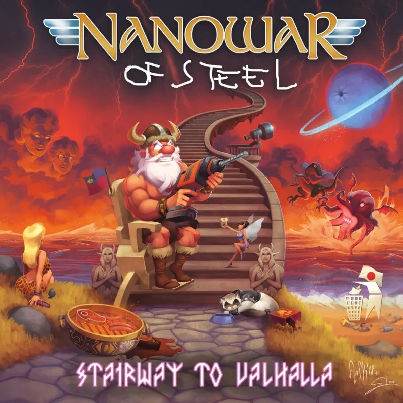 Album artwork for Stairway to Valhalla by Nanowar of Steel