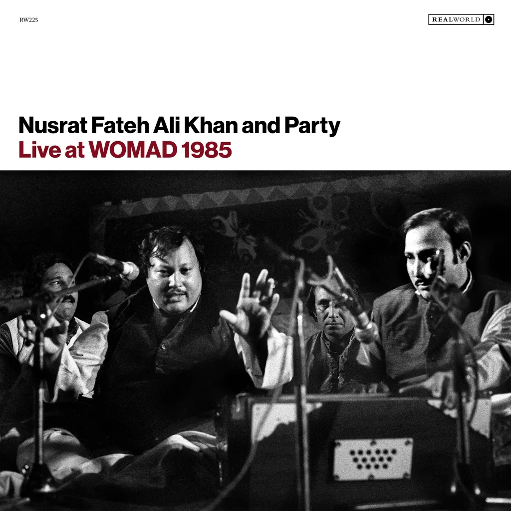 Album artwork for Live at Womad 1985 by Nusrat Fateh Ali Khan and Party