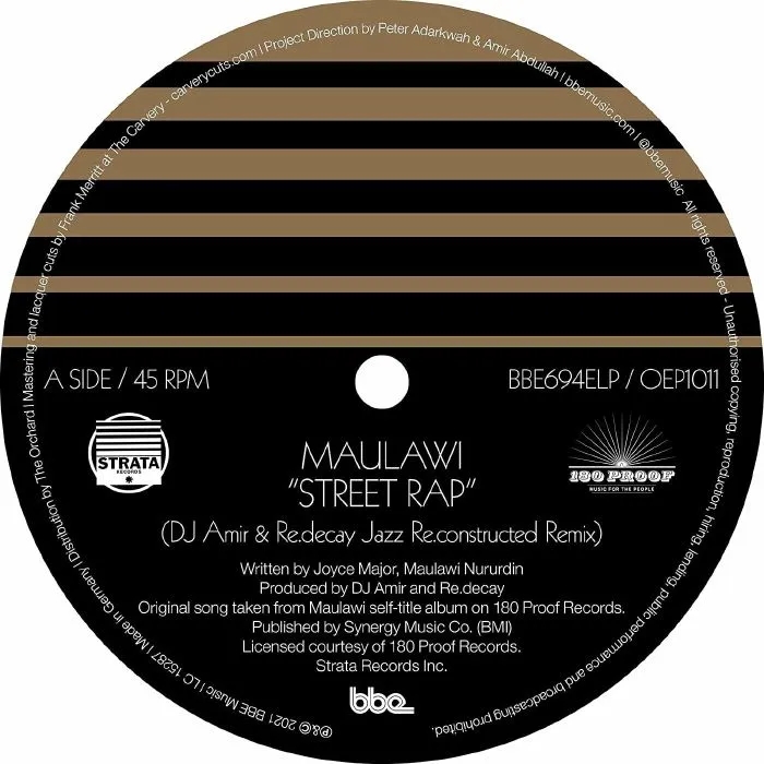 Album artwork for Street Rap (DJ Amir and Re.decay Jazz Re.Constructed Remix) / Salsa (DJ Dez Salsa (de Corazon) Remix) by DJ Amir