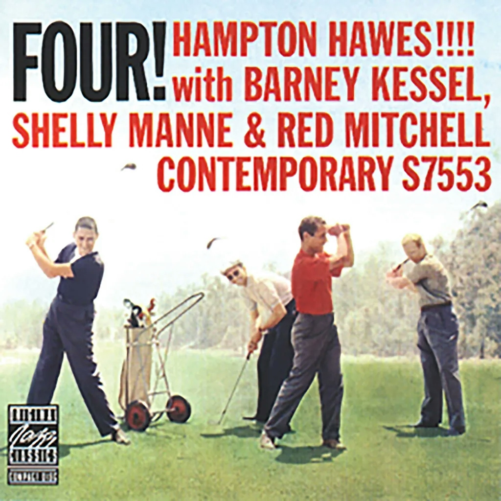 Album artwork for Four! by Hampton Hawes / Barney Kessel / Shelly Manne / Red Mitchell