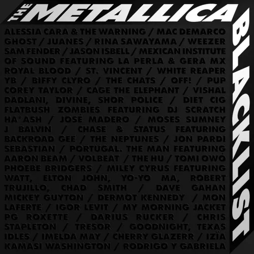 Album artwork for The Metallica Blacklist by Various Artists