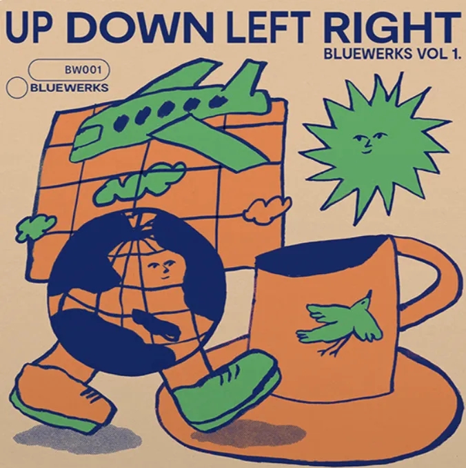 Album artwork for Bluwerks Vol. 1 & 2: Up Down Left Right / In Full Bloom (Indie Colorway) by Various Artists