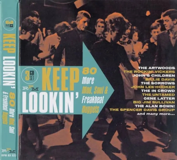Album artwork for Keep Lookin’ – 80 More Mod, Soul and Freakbeat Nuggets by Various