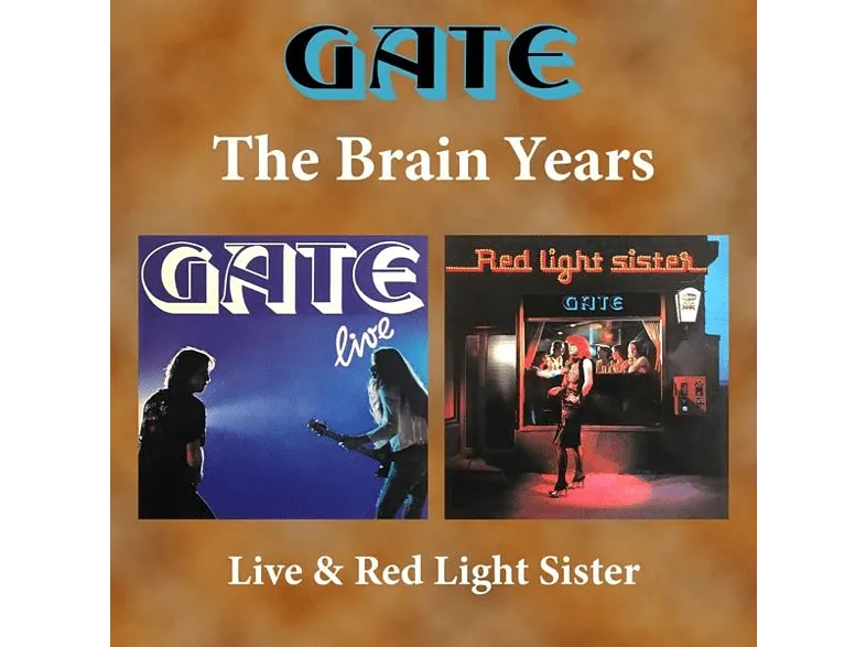 Album artwork for The Brain Years - Live / Red Light Sister by Gate