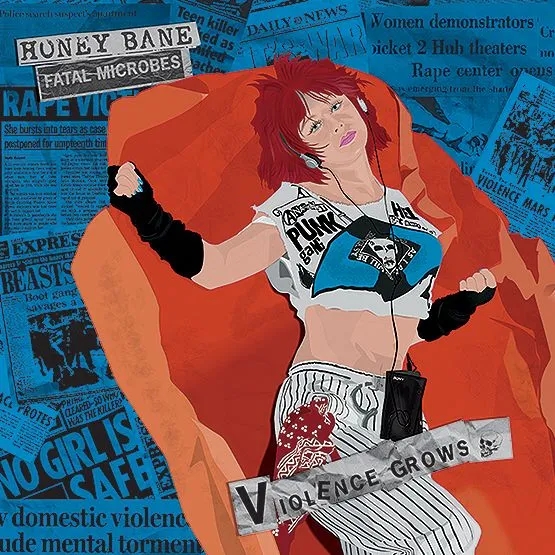 Album artwork for Violence Grows by Honey Bane