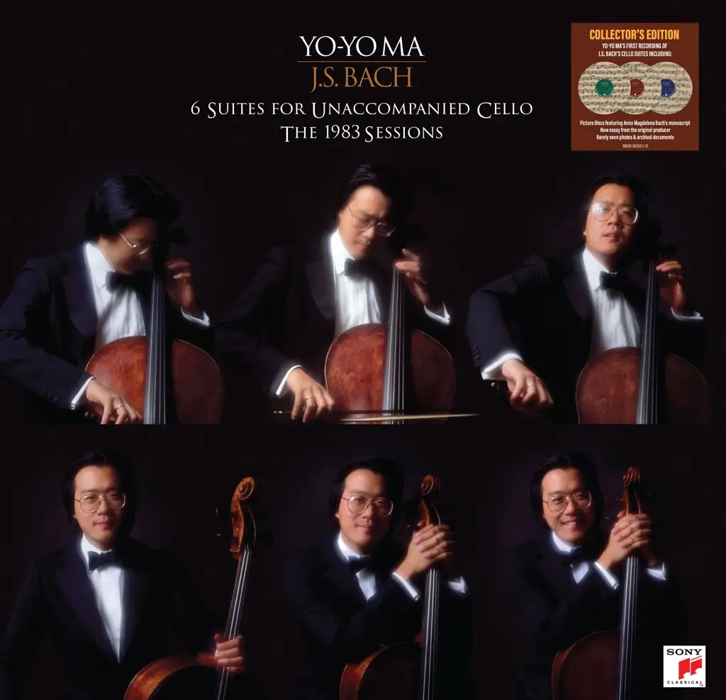 Album artwork for Bach: The Six Unaccompanied Cello Suites - The 1983 Sessions by Yo-Yo Ma