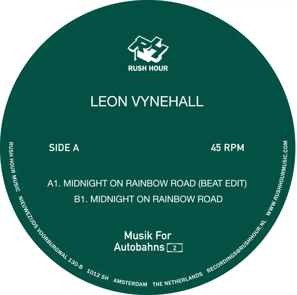 Album artwork for Midnight on Rainbow Road by Leon Vynehall
