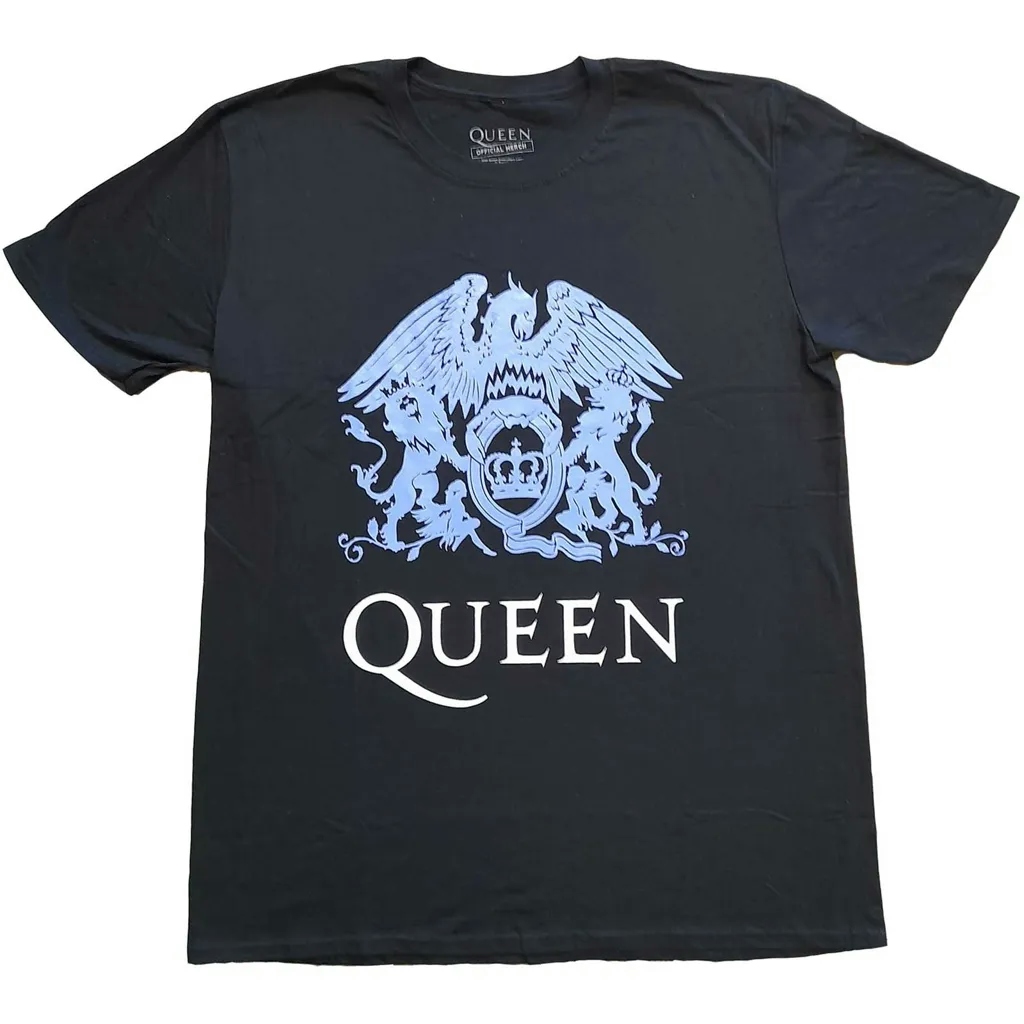Album artwork for Unisex T-Shirt Blue Crest by Queen
