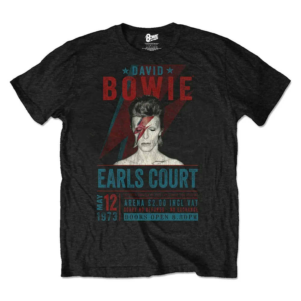 Album artwork for Unisex T-Shirt Earls Court '73 Eco Friendly by David Bowie