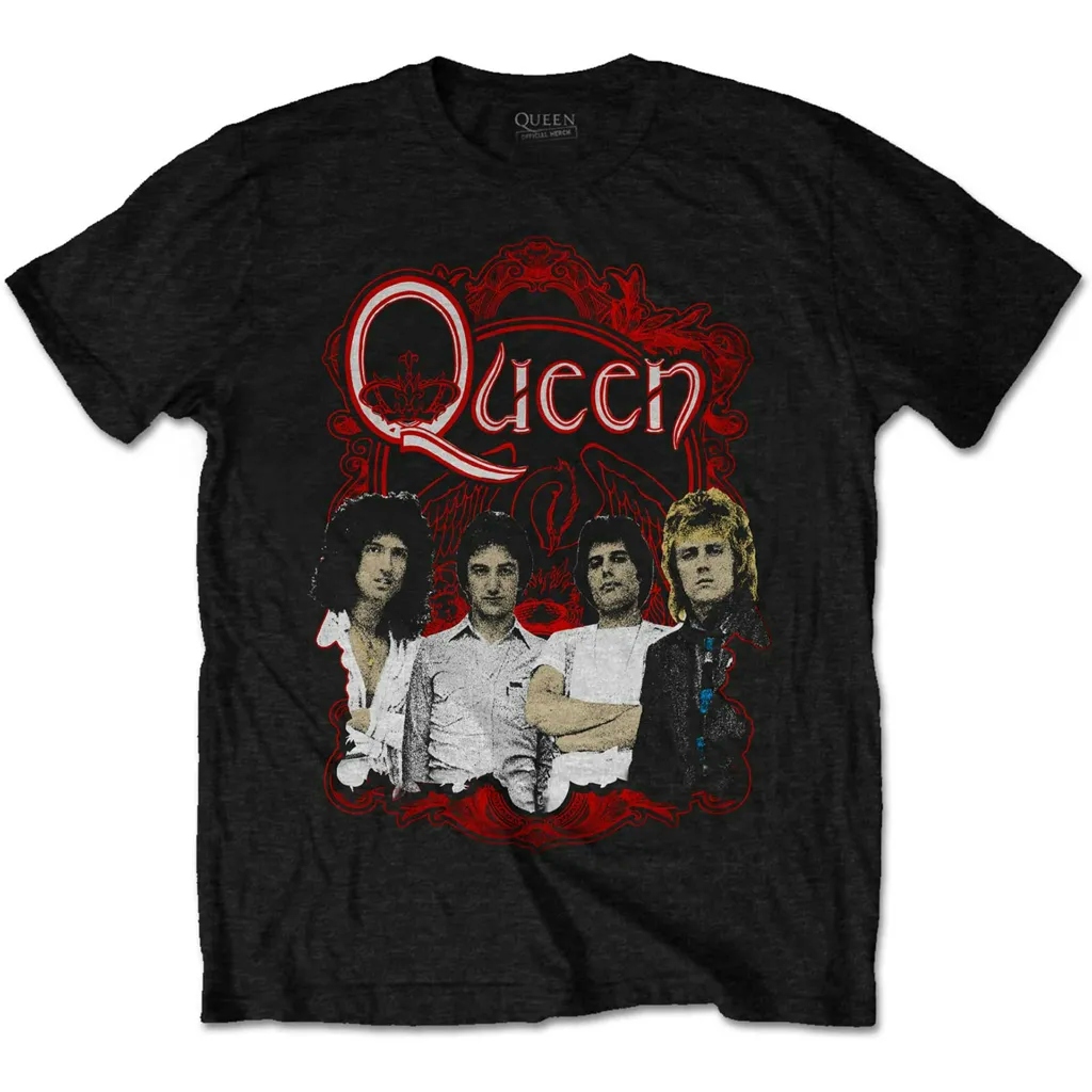 Album artwork for Unisex T-Shirt Ornate Crest Photo by Queen