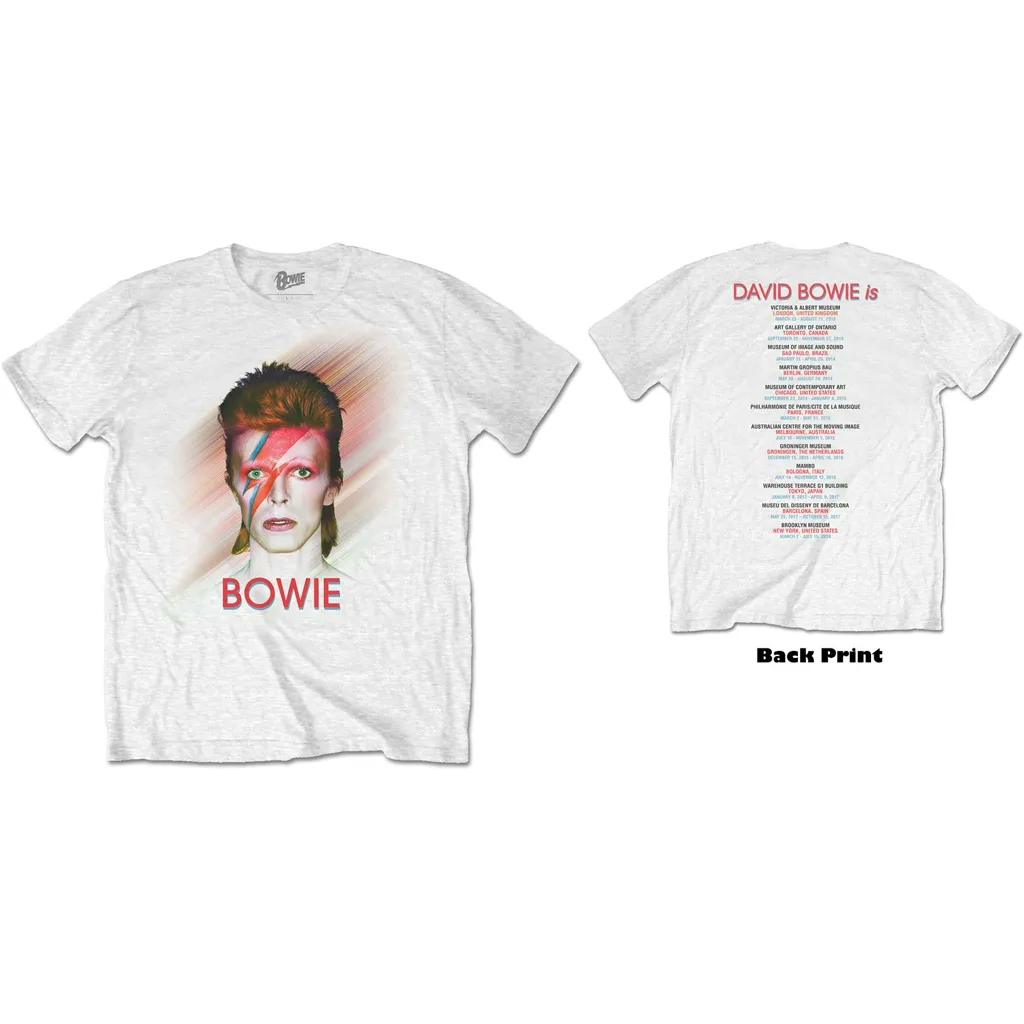 Album artwork for Unisex T-Shirt Bowie Is Back Print by David Bowie