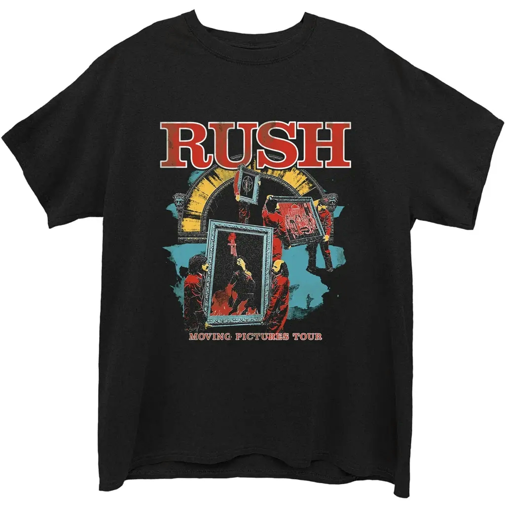Album artwork for Rush Unisex T-Shirt: Moving Pictures  Moving Pictures Short Sleeves by Rush