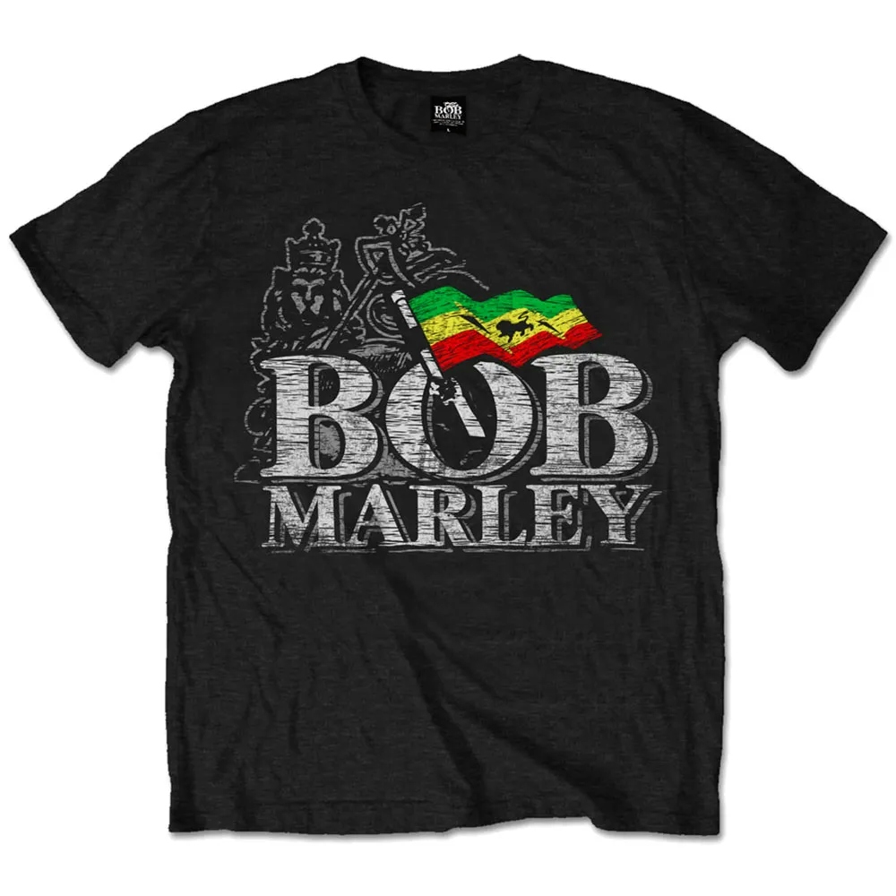 Album artwork for Unisex T-Shirt Distressed Logo by Bob Marley