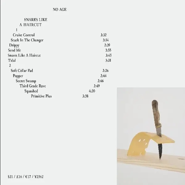 Album artwork for Snares Like A Haircut by NO AGE