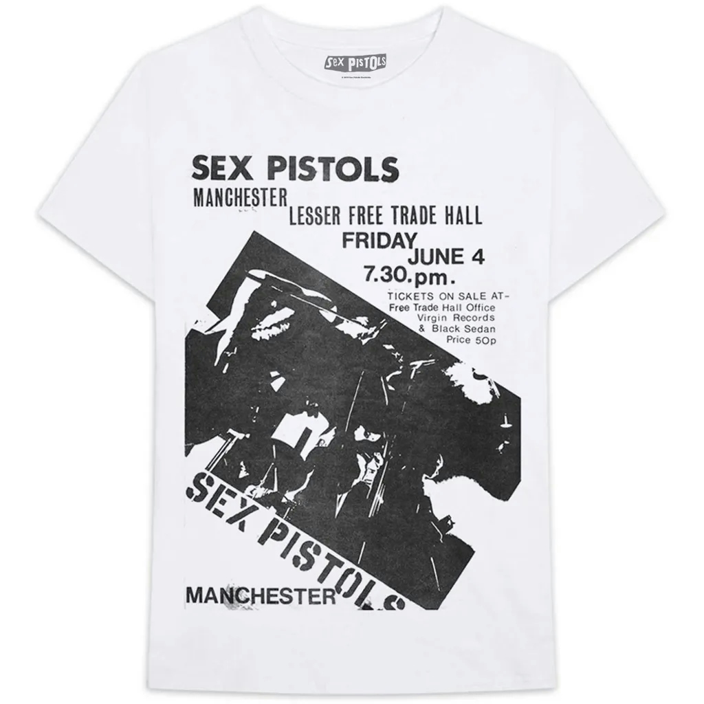 Album artwork for Unisex T-Shirt Manchester Flyer by Sex Pistols