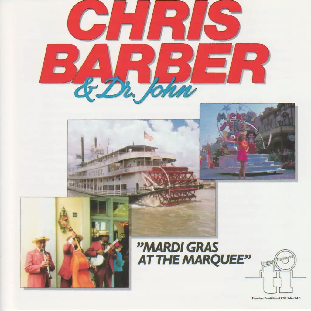 Album artwork for Mardi Gras at the Marquee by Chris Barber and Dr John