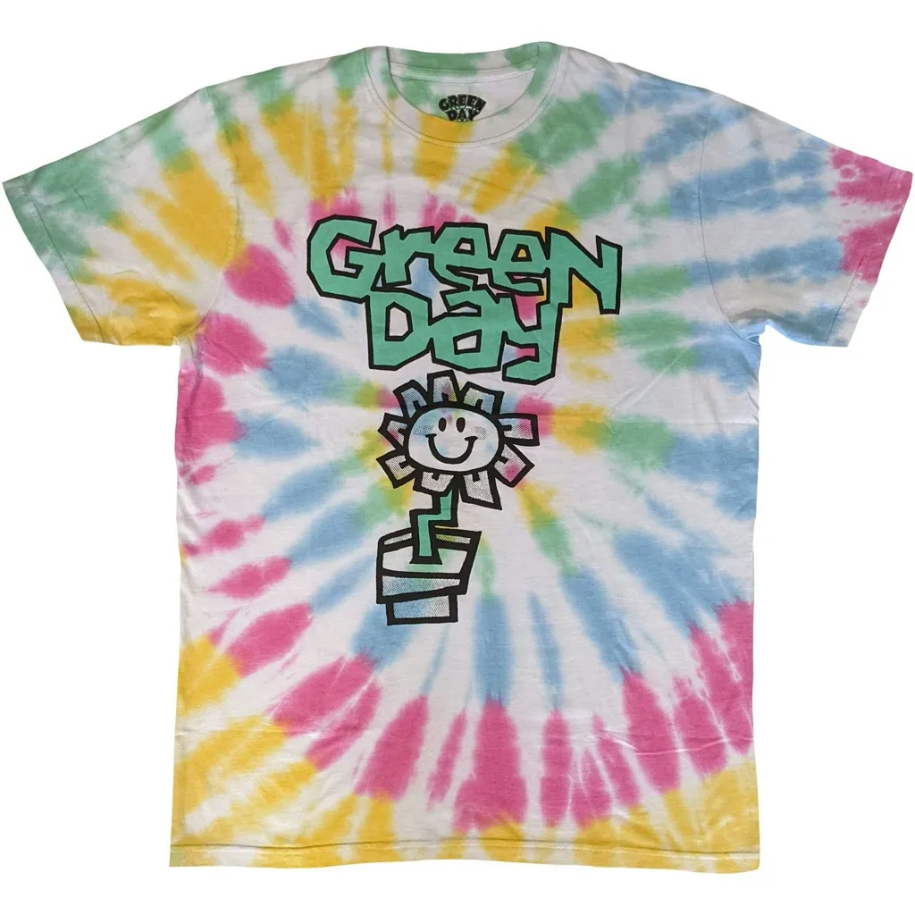 Album artwork for Unisex T-Shirt Flower Pot Dye Wash by Green Day