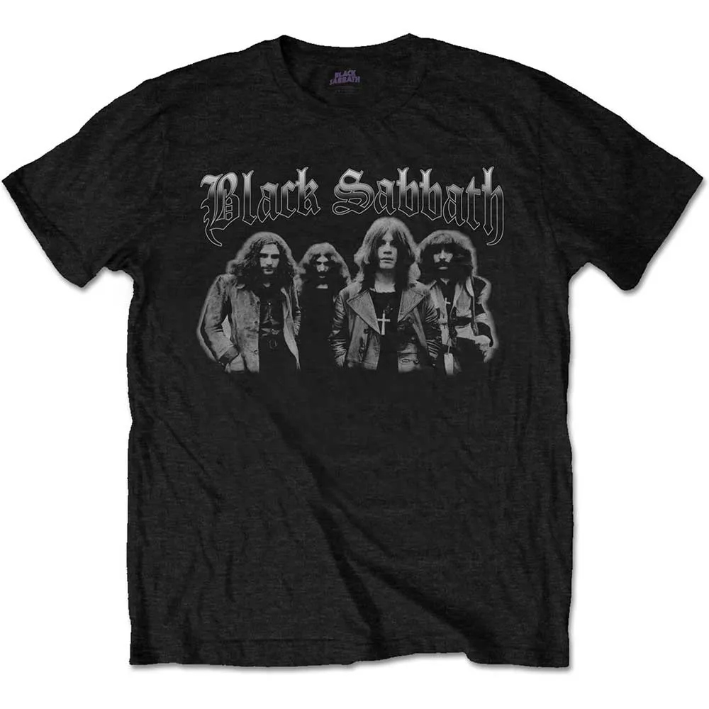 Album artwork for Unisex T-Shirt Greyscale Group by Black Sabbath
