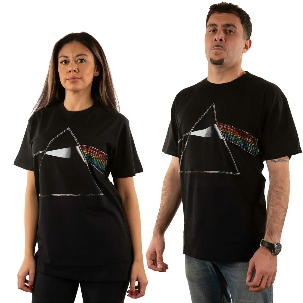 Album artwork for Unisex Embellished T-Shirt Dark Side of the Moon Diamante, Embellished, Crystals, Rhinestones by Pink Floyd