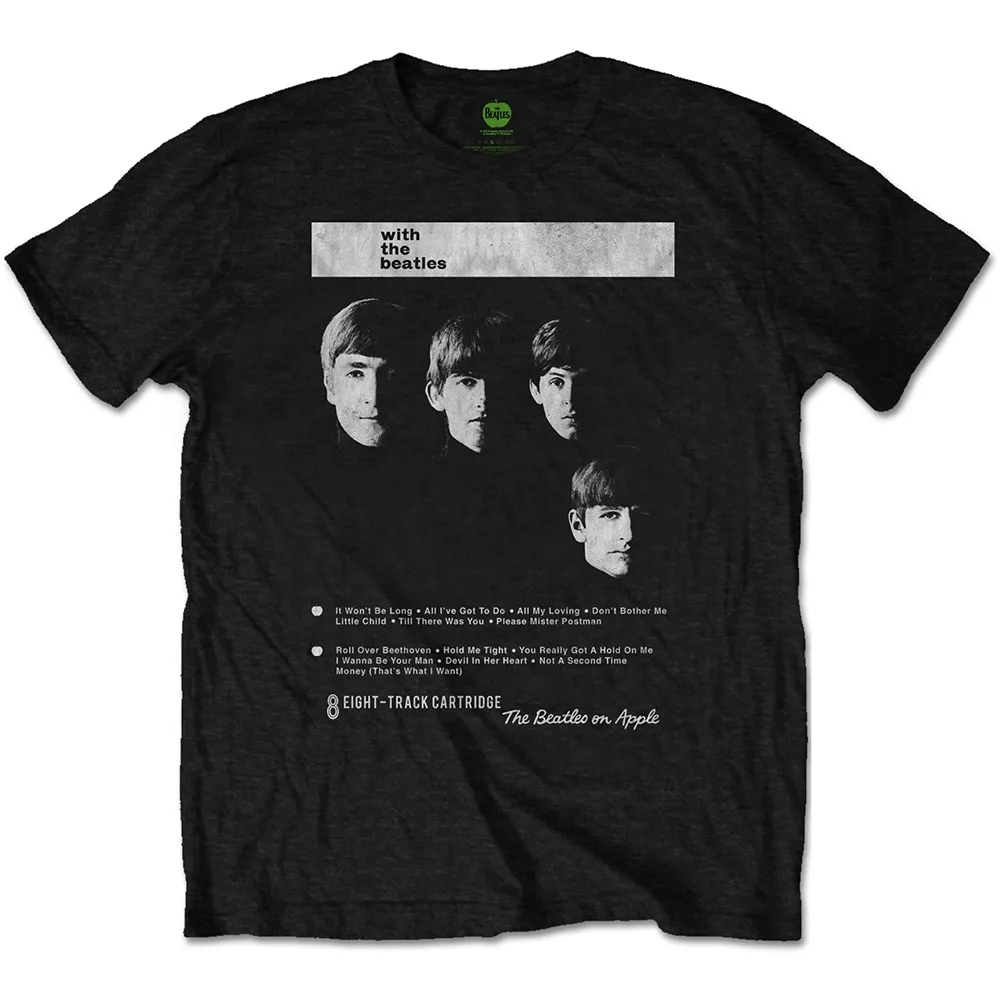 Album artwork for Unisex T-Shirt With The Beatles 8 Track by The Beatles