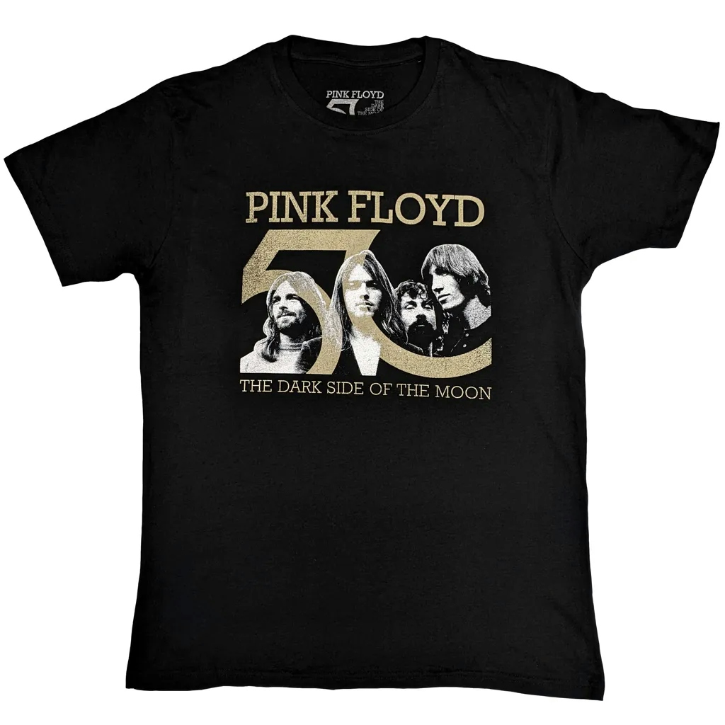 Album artwork for Unisex T-Shirt Band Photo & 50th Logo by Pink Floyd