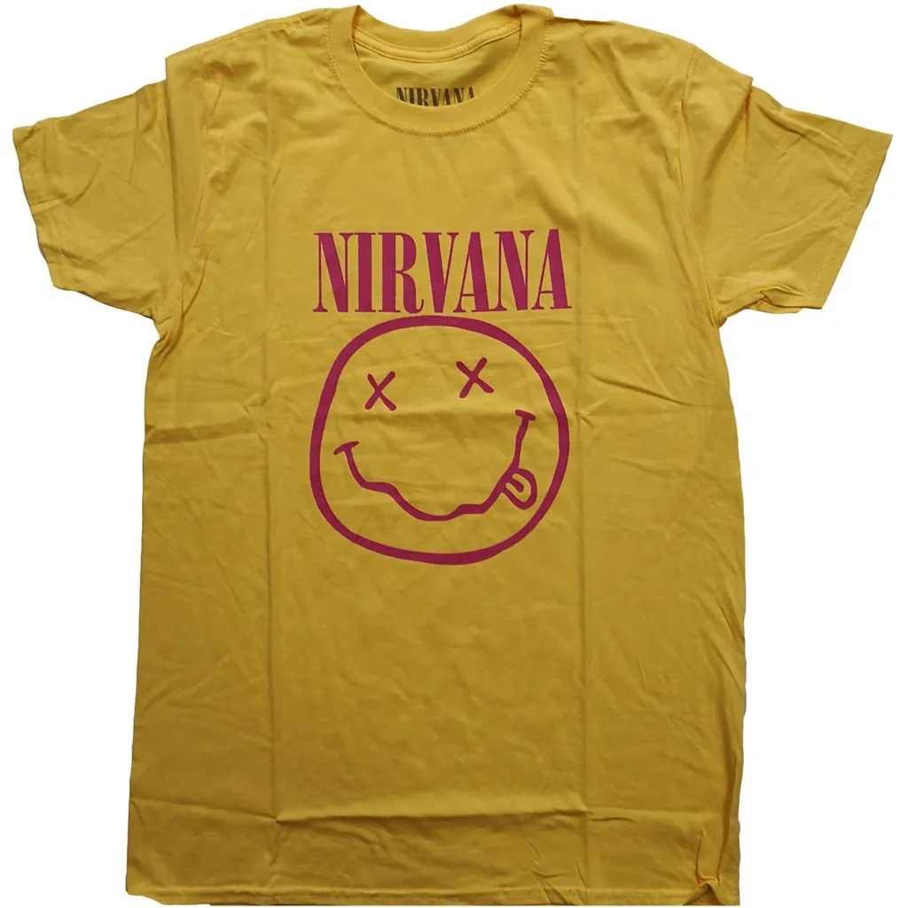 Album artwork for Unisex T-Shirt Pink Smiley by Nirvana