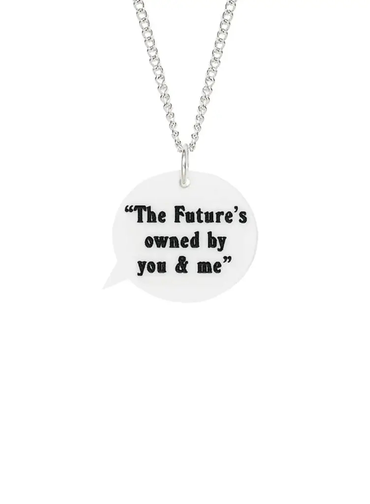 Album artwork for Speech Bubble Necklace- The Future's Owned by Tatty Devine, Pulp