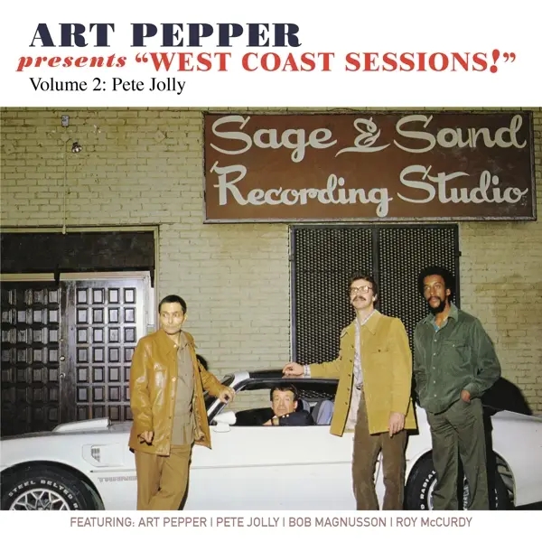 Album artwork for West Coast Sessions! Vol.2: Pete Jolly by Art Pepper