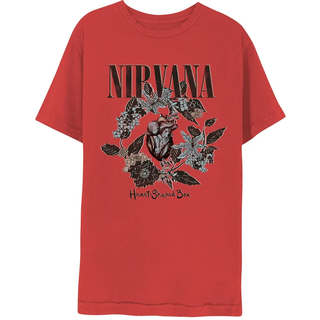 Album artwork for Unisex T-Shirt Heart-Shaped Box by Nirvana