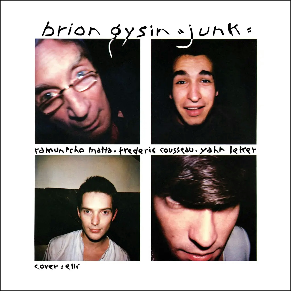 Album artwork for Junk by Brion Gysin