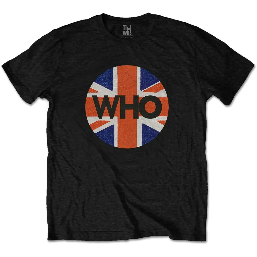 Album artwork for Unisex T-Shirt Union Jack Circle by The Who