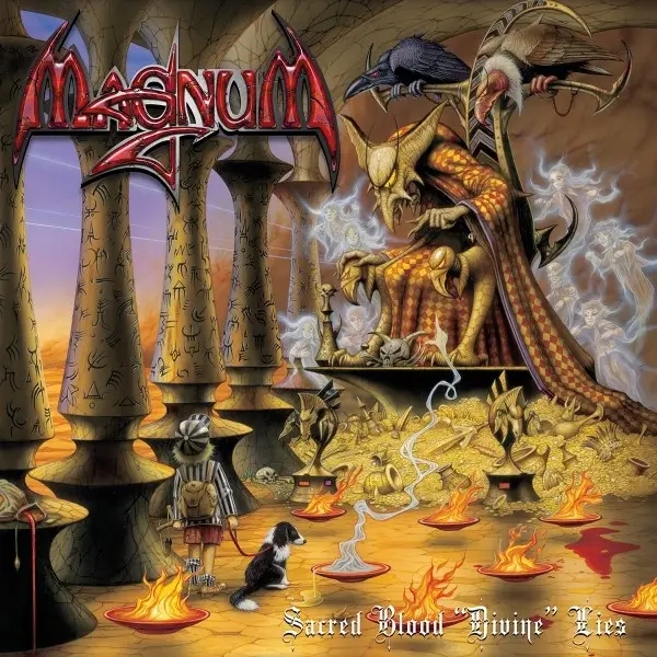 Album artwork for Sacred Blood "Divine" Lies  - Solid red - by Magnum