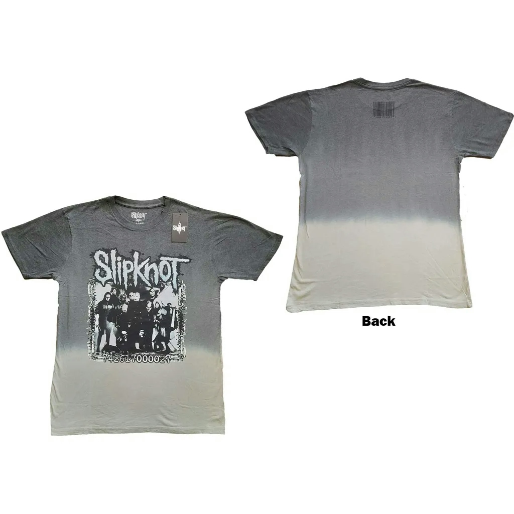 Album artwork for Unisex T-Shirt Barcode Photo Dip Dye, Back Print, Dye Wash by Slipknot