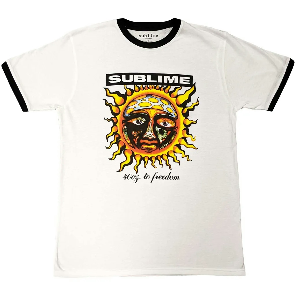 Album artwork for Unisex Ringer T-Shirt 40oz. To Freedom by Sublime