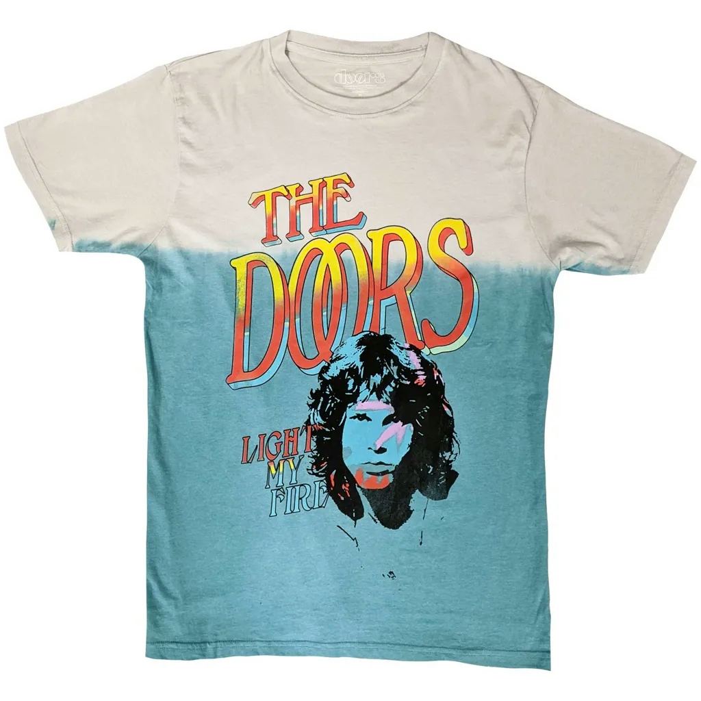 Album artwork for Unisex T-Shirt Light My Fire Stacked Dip Dye, Dye Wash by The Doors